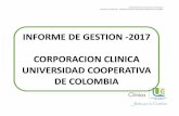 INFORME DE GESTION -2017 CORPORACION CLINICA …