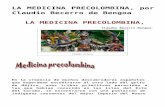 LA MEDICINA PRECOLOMBINA, por Claudio Becerro de Bengoa