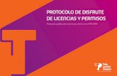 PROTOCOLO DE DISFRUTE DE LICENCIAS Y PERMISOS 2019