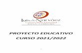PROYECTO EDUCATIVO CURSO 2021/2022