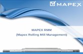 MAPEX RMM (Mapex Rolling Mill Management)