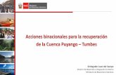Acciones binacionales para la recuperación de la Cuenca ...