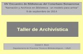 Taller de Archivística - ungs.edu.ar