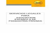 SERVICIOS LEGALES PARA ASOCIACION ESPAÑOLA DE …