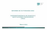 SBIF.cl - Informe de Actividades 2010