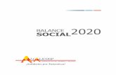 Balance social 2020 solidario - Alcalicoop