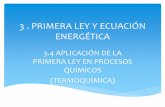 3 . PRIMERA LEY Y ECUACIÓN ENERGÉTICA