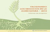 FACILITANDO LOS NEGOCIOS EN LA AGRICULTURA 2015
