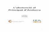 L’Abstenció al Principat d’Andorra - Consell General