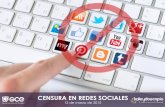 CENSURA EN REDES SOCIALES - Gabinete de Comunicación ...