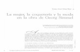 La mujer, la coquetería yla moda en la obra de Georg Simmel