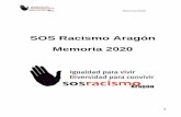 SOS Racismo Aragón Memoria 2020