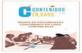 CON ENLACES CONTENIDOS EN CASA, ÍNDICE DE DOCUMENTOS