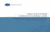 Discusión Constitucional con Participación Ciudadana. Formato