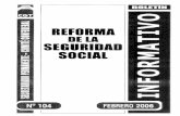 REFORMA DE LA SEGURIDAD SOCIAL Boletín Sindical – CGT ...