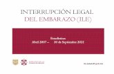 INTERRUPCIÓN LEGAL DEL EMBARAZO (ILE)