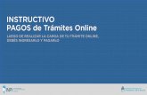 INSTRUCTIVO PAGOS de Trámites Online