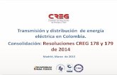 Transmisión y distribución de energía eléctrica en Colombia.