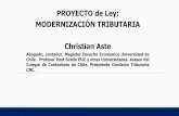 PROYECTO de Ley: MODERNIZACIÓN TRIBUTARIA Christian Aste