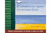 Palabras que consuelan (Spanish Edition)