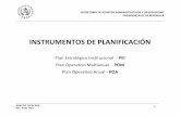 INSTRUMENTOS DE PLANIFICACIÓN