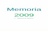 Memoria Medicina 2009