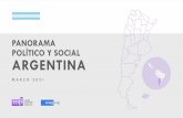 PANORAMA POLÍTICO Y SOCIAL ARGENTINA