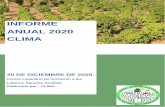 INFORME ANUAL 2020 CLIMA - es.lasallefoundation.org