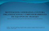 MOTIVACION, LIDERAZGO, CULTURA ORGANIZACIONAL Y ...