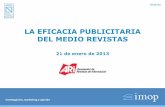 LA EFICACIA PUBLICITARIA DEL MEDIO REVISTAS