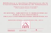 Biblioteca y Archivo Históricos de la Universidad ...