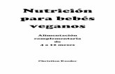 Nutrición para bebés veganos