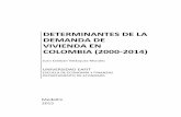 Determinantes de la demanda de vivienda en Colombia (2000 ...