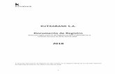 KUTXABANK S.A. Documento de Registro