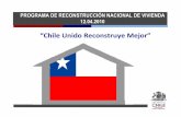 “Chile Unido Reconstruye Mejor”