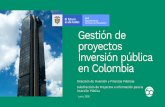 GestÑón de proyectos InversÑón pú»lÑ¼a en Colombia