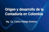 Origen y desarrollo de la Contaduría en Colombia