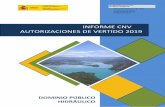 INFORME CNV AUTORIZACIONES DE VERTIDO 2019