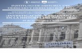 INSTITUTO DE HISTORIA DEL DERECHO Y DERECHO ROMANO