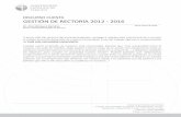 DISCURSO CUENTA GESTIÓN DE RECTORÍA 2012 - 2016