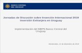 Jornadas de Discusión sobre Inserción ... - Uruguay XXI