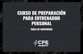 CURSO DE PREPARACIÓN PARA ENTRENADOR PERSONAL