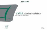 Informe anual de modificaciones de aplicaciones de IVAL ...