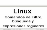 Linux Comandos de Filtro, Búsqueda y Expresiones Regulares