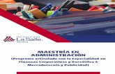 Maestría en Administración 2019-n - La Salle Morelia