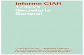 Informe CIAR 17/6/21 Secretaría General