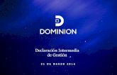 Declaración Intermedia de Gestión - Bolsa de Madrid