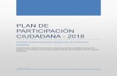PLAN DE PARTICIPACIÓN CIUDADANA - 2018