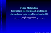 Física Molecular: Estructura electrónica de moléculas ...