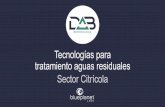 Tecnologías para tratamiento aguas residuales Sector Citrícola